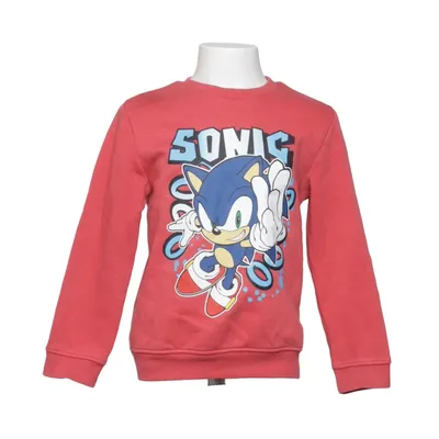 Collegetröja (Röd, Flerfärgad) från sonic the hedgehog Bomull, Polyester