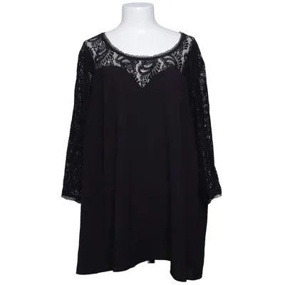 Top (Black) from Zizzi Elastane, Polyamide, Polyester