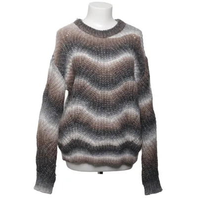 Strickpullover (Grau, Braun, Weiß) von Kaffe Acryl, Polyamid, Recyceltes Polyester, Wolle