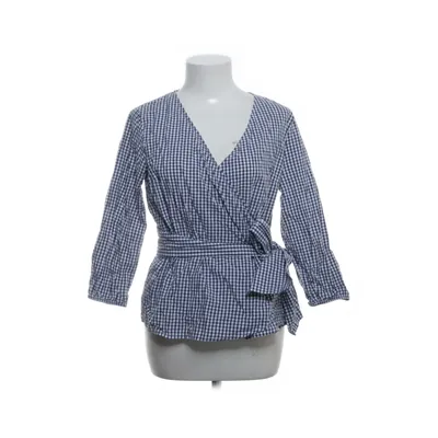 Omlottblus (Blå, Vit) från Lindex Bomull