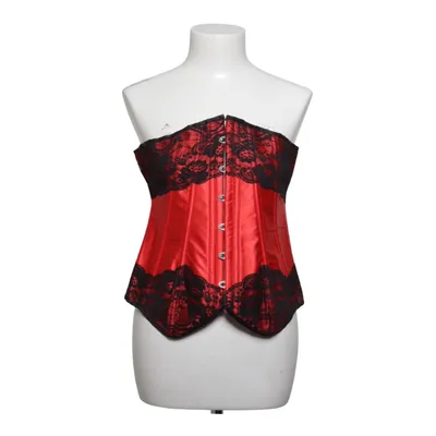 Korsett (Röd, Svart) från Cottelli Collection Polyamid, Polyester