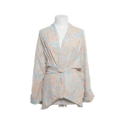 Wikkelblouse (Turquoise, Oranje) van Rodebjer Viscose