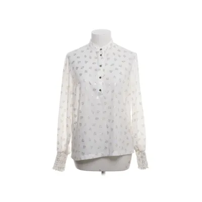 Blus (Vit, Guldfärgad) från One Two & Luxzuz Polyester
