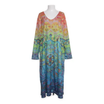 Dress (Blue, Orange, Multicolored) from Maria & Gabriele Cotton, Polyester