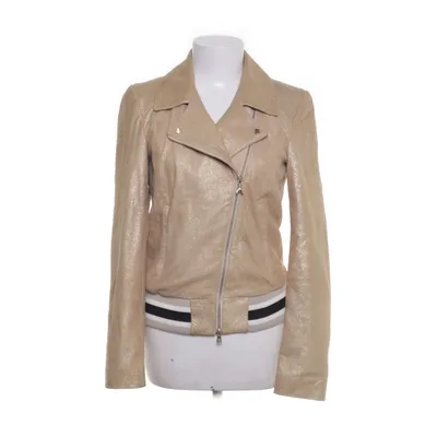 Bikerjacka (Guldfärgad) från Patrizia Pepe Skinn, Polyester, Nylon, Elastan