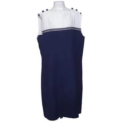 Dress (Blue, White) from POPO
