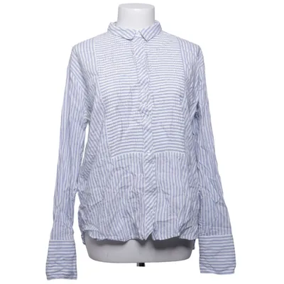 Shirt (Blauw, Wit) van Munthe Katoen, Linnen, Viscose