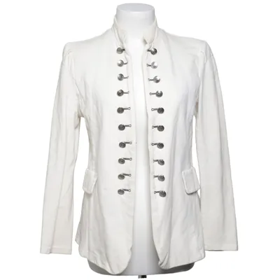 Blazer (Blanc) de Chica London Coton, Élasthane