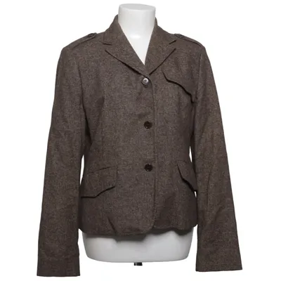 Kavaj (Brun) från United Colors of Benetton Bomull, Polyamid, Viskos, Ull