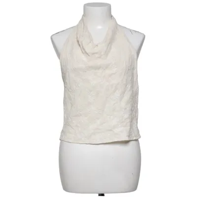 Halter neck top (Beige) from Zara Cotton