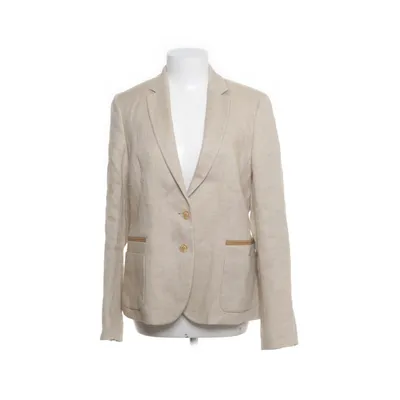 Blazer (Beige) fra Massimo Dutti Bomuld, Polyester, Viscose