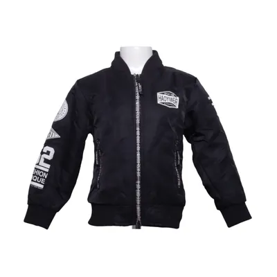 Bomberjakke (Sort, Hvid) fra Classic Riding Wear