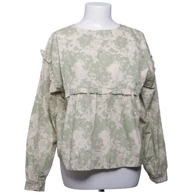 Blouse (Green, White) from Ichi Cotton