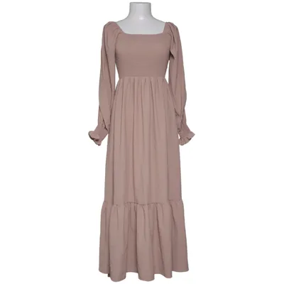 Maxi dress (Beige) from Shein Polyester