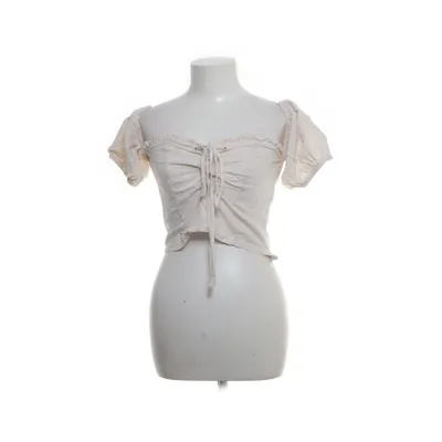 Crop top (Beige) from Amisu Linen, Viscose