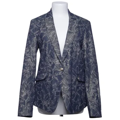 Blazer (Blauw, Beige) van Mos Mosh Katoen, Elastaan, Polyamide, Polyester