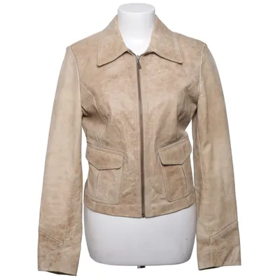 Läderjacka (Beige) från Gipsy Skinn, Polyester