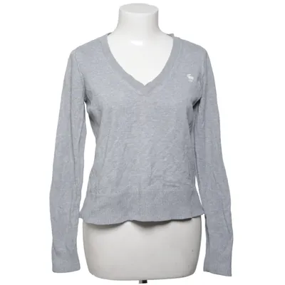 Tröja (Grå) från Abercrombie & Fitch Bomull, Polyamid, Viskos