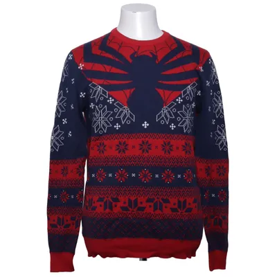 Christmas sweater (Blue, Red) from Marvel Acrylic, Cotton