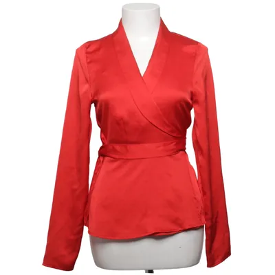 Slå-om bluse (Rød) fra Gina Tricot Polyester