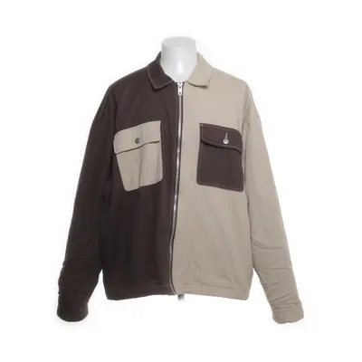 Jacket (Beige, Brown) from ASOS Design Cotton, Polyester