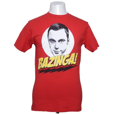 T-shirt (Rood) van The Big Bang Theory Katoen