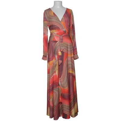 Slå-om-kjole (Rød, Orange, Gul, Flerfarvet) fra Bodyflirt Boutique Elastan, Polyester