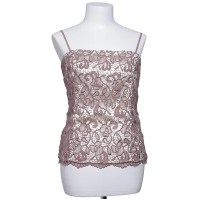 Top (Braun, Weiß) von VILA Elasthan, Polyester