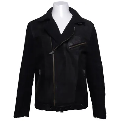 Veste en peau de mouton retournée (Noir) de Proud Canadian