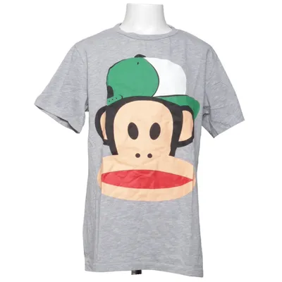 T-shirt (Grå, Flerfärgad) från H&M Bomull, Polyester