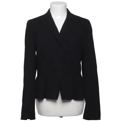 Blazer (Zwart) van Akris Elastaan, Viscose, Wol