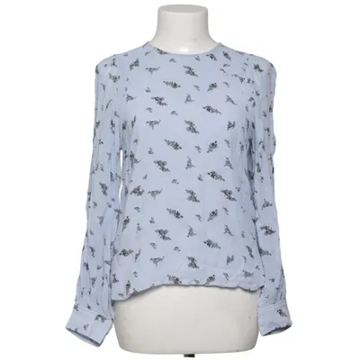 Blouse (Bleu, Noir) de Ganni Viscose