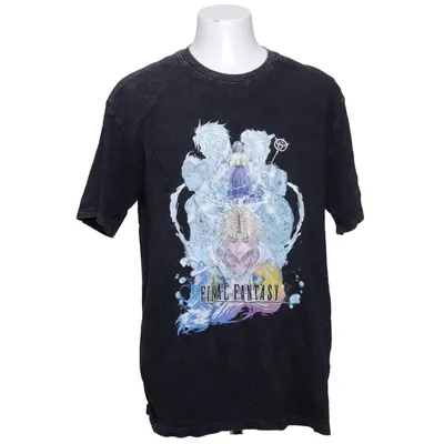 T-shirt (Svart, Flerfärgad) Bomull