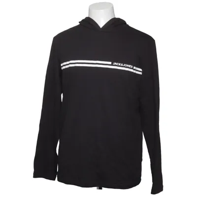 Hættetrøje (Sort, Hvid) fra Jack & Jones Bomuld, Polyester