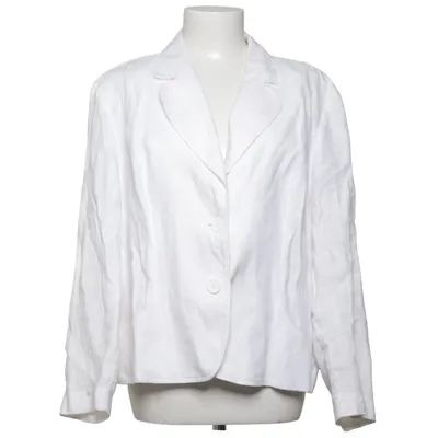 Blazer (Hvid) fra Merrytime Acetat, Linned