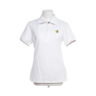 Pikétröja (Vit) från Ferrari Bomull