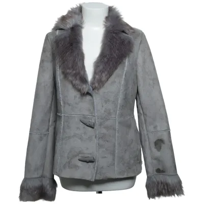 Shearlingjacka (Grå) från BPC Selection Akryl, Polyester