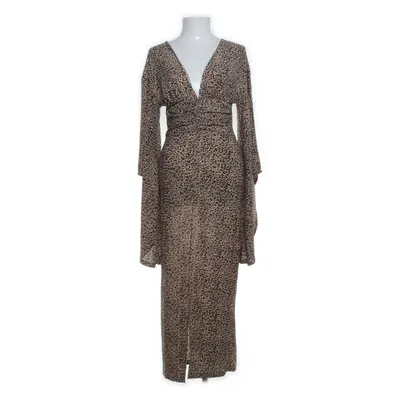 Maxikjole (Beige, Flerfarvet) fra Shein Elastan, Polyester