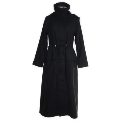 Raincoat (Black) from ONLY Polyester, Polyurethane