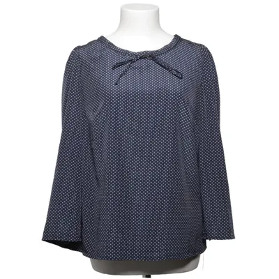 Knytblus (Blå, Vit, Flerfärgad) från Nife Polyester