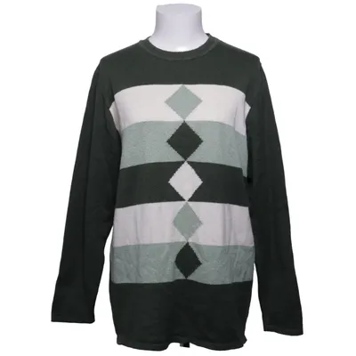 Sweater (Grøn, Beige) fra Martello Akryl, Bomuld, Polyamid