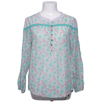 Bluse (Grün, Pink, Weiß) von By Lysgaard Baumwolle, Seide