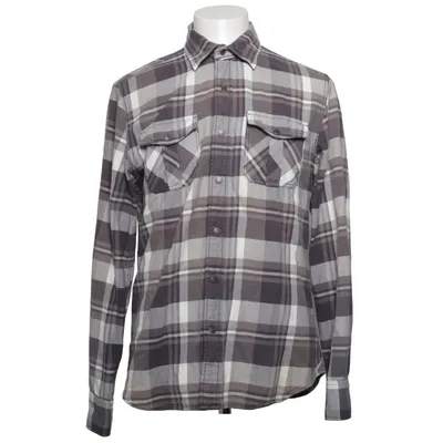 Flannel shirt (Gray, White, Brown) from East West Cotton