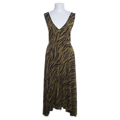 Maxi jurk (Zwart, Groen) van Uterqüe Polyester, Elastaan