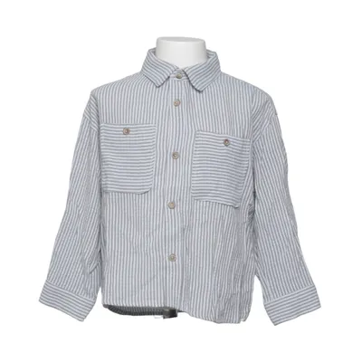 Skjorta (Blå, Grå) från Zara Bomull, Polyester