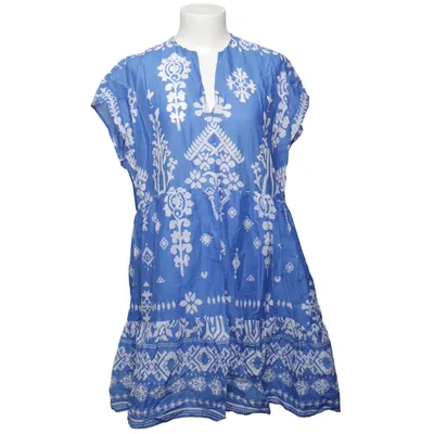 Dress (Blue, White, Multicolored) from Zara Cotton