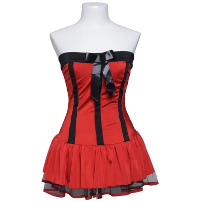 Fancy dress (Red, Black) Cotton, Polyester