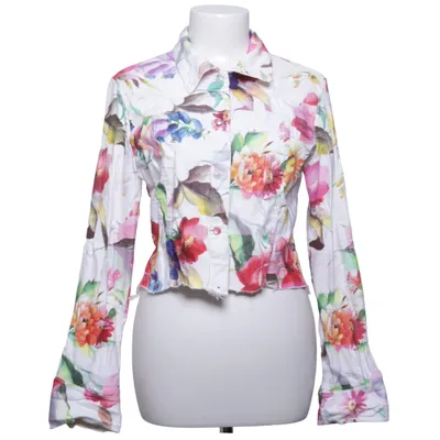Jacket (White, Multicolored) from New Line Mac Scott Cotton, Elastane, Polyamide