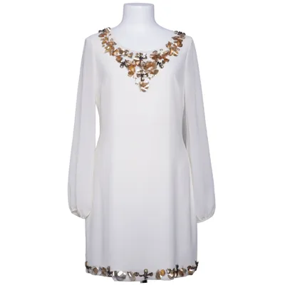 Dress (White) from Lipsy London Elastane, Polyester