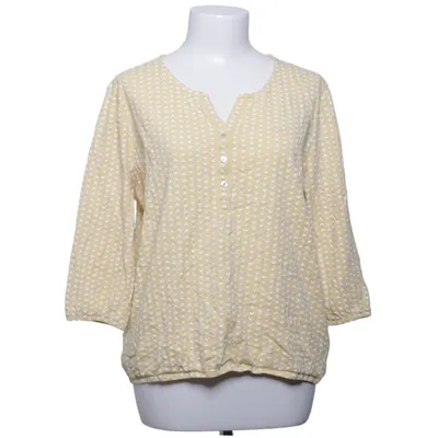 Blouse (Yellow, White) from Franco Callegari Cotton, Modal